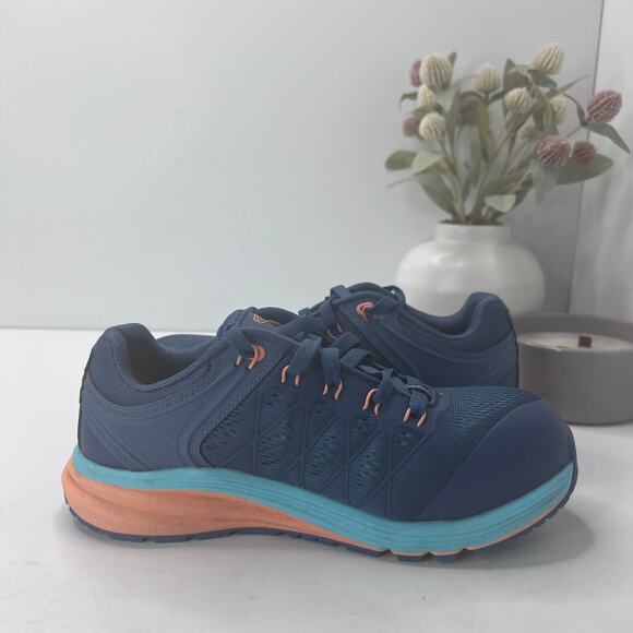 KEEN Utility Vista Energy Sneakers Moonlight Blue/Cantaloupe Women's US 7M - Picture 6 of 9